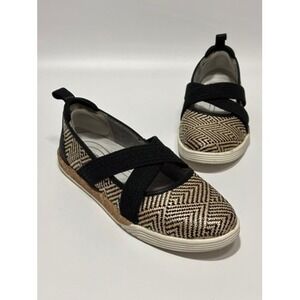 JBU by Jambu Elm Raffia Black Woven Casual Mary Jane Comfort Shoes Womens‎ 7M